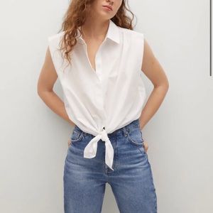 Oversized cotton shirt MANGO NWT